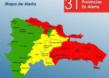 Todas las provincias en República Dominicana están bajo alerta meteorológica por tormenta Fiona