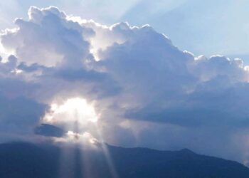 Lluvias aisladas y temperaturas agradable sobre algunas zonas de nuestro territorio