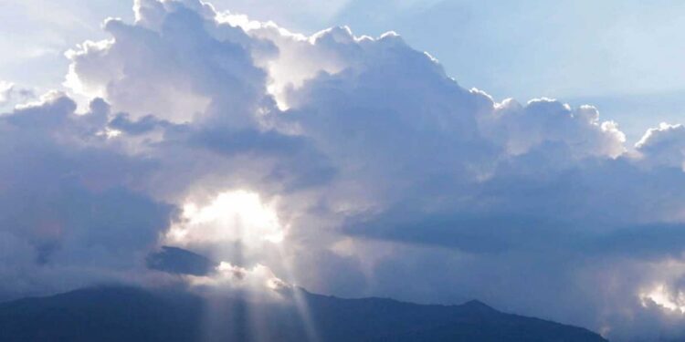 Lluvias aisladas y temperaturas agradable sobre algunas zonas de nuestro territorio