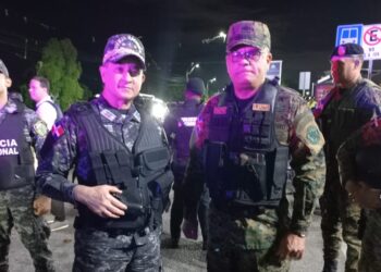 Director policial y comandante general del Ejército encabezan recorrido preventivo