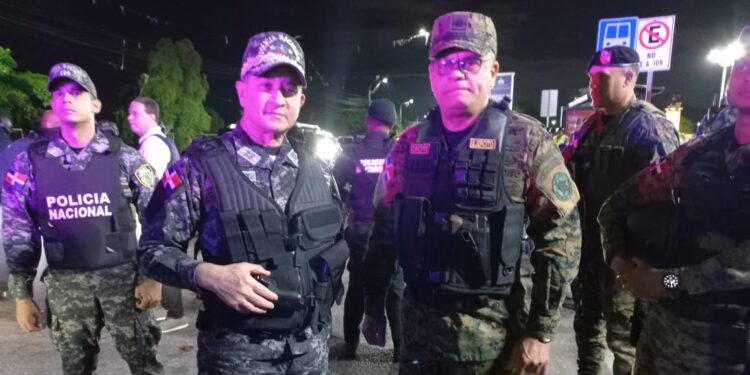 Director policial y comandante general del Ejército encabezan recorrido preventivo