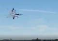 Dos aeronaves colisionan en un espectáculo aéreo