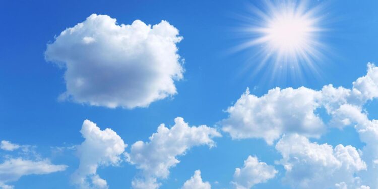 Meteorología pronostica cielo mayormente soleado, las temperaturas continúan agradables