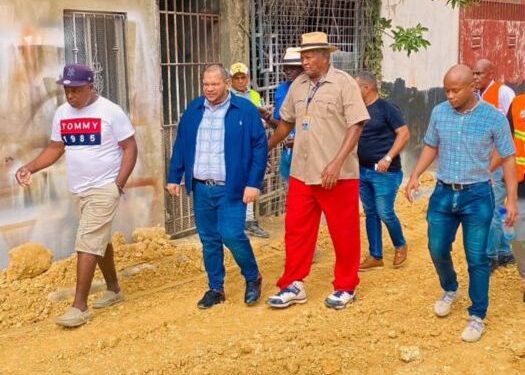 Alcalde dice velará para que trabajos acondicionamiento de calles lleguen a todo SDN