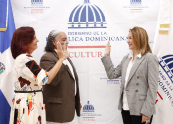 Juramentan encargado provincial de Cultura y directora del Gran Teatro del Cibao