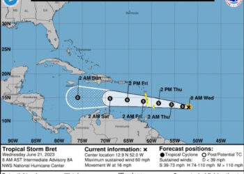 Islas del Caribe oriental se preparan para inundaciones por la tormenta Bret