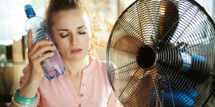 Temperaturas calurosas y cielo con aspecto grisáceo