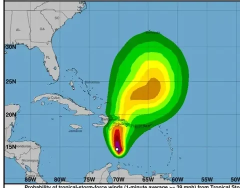 Franklin podría intensificarse en las próximas horas