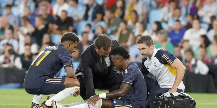 Resonancia magnética determinará alcance de lesión de Vinicius