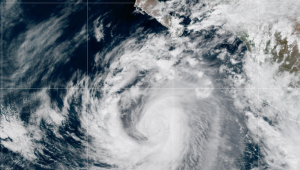 Lidia  toca tierra en México como huracán categoría 4