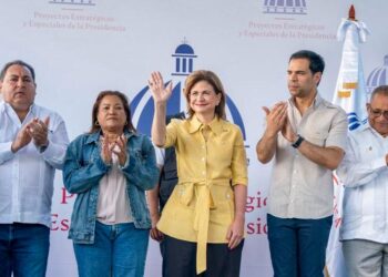 Vicepresidenta Raquel Peña y Roberto Ángel encabezan jornada contra el dengue