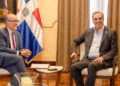 Abinader recibe director de la Oficina de Asuntos Intergubernamentales de la Casa Blanca