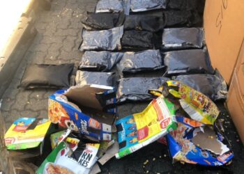 Incautan 19 paquetes de marihuana en Puerto de Haina