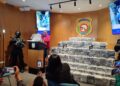 Ocupan 767 paquetes presumiblemente cocaína