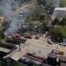 No reportan heridos ni muertos en incendio de un depósito de combustible