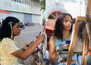 Creaciones de artistas emergentes del pincel trascienden galerías