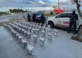 Ocupan 400 paquetes de presumiblemente cocaína