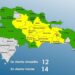 COE coloca 12 provincias en alerta amarilla y 14 en verde