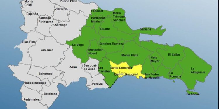 COE aumenta a 17 las provincias en alerta