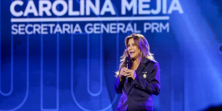 Carolina Mejía invita por amor a RD votar por Abinader y candidatos del PRM