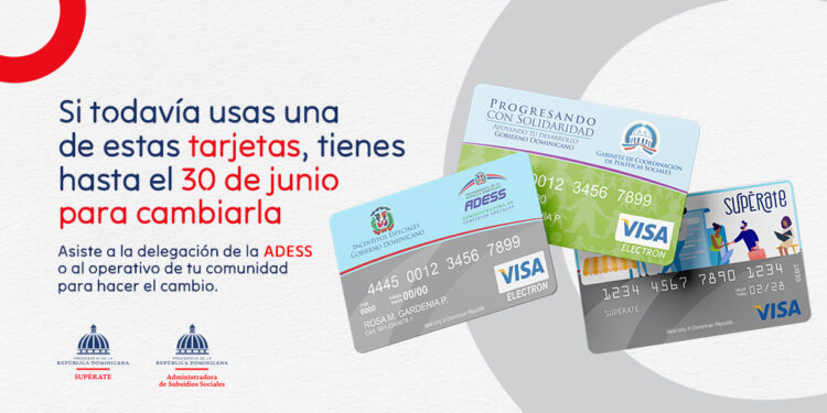 Supérate y ADESS convocan a beneficiarios a cambiar tarjeta de banda a chip