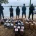 Confiscan 322 paquetes presumiblemente cocaína y marihuana