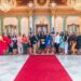 Comunidad Mujeres Que Emprenden visitan el Palacio Presidencial