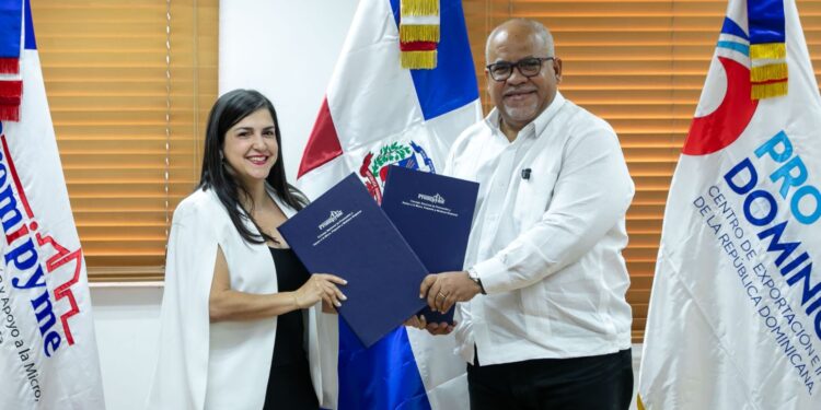 ProDominicana y Promipyme acuerdan impulsar el desarrollo de las MiPymes