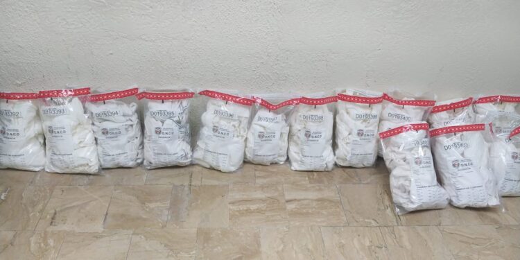 Frustran envío de presunta cocaína a Francia; alertan sobre nueva modalidad de narcotráfico