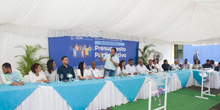ASDN realiza primer sorteo de obras del Presupuesto Participativo