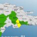 COE coloca 10 provincias en alerta a causa de una vaguada