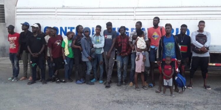 Ejército detiene mil 216 haitianos con estatus migratorio irregular