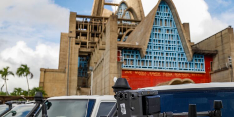 Tecnología de drones y videovigilancia del 911 en operativo Virgen de la Altagracia