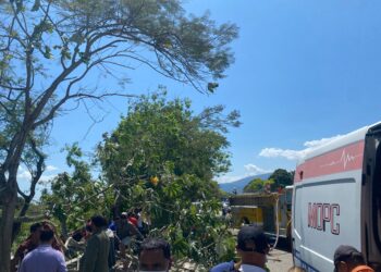 Deslizamiento de un camión deja dos heridos; 911 coordina asistencia