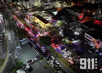 911 coordina respuesta y atención en desplome de techo en discoteca Jet Set