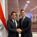 Presidente de Paraguay recibe al senador Omar Fernández