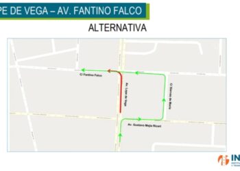 Conoce las rutas alternas tras restricción de giros a la izquierda en Avenida Lope de Vega