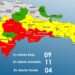 COE coloca nueve provincias en alerta roja por la tormenta Melissa
