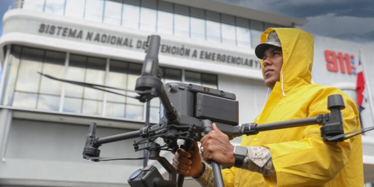Unidad de Drones del 9-1-1 se prepara para apoyar las operaciones de asistencia ante los efectos de Melissa
