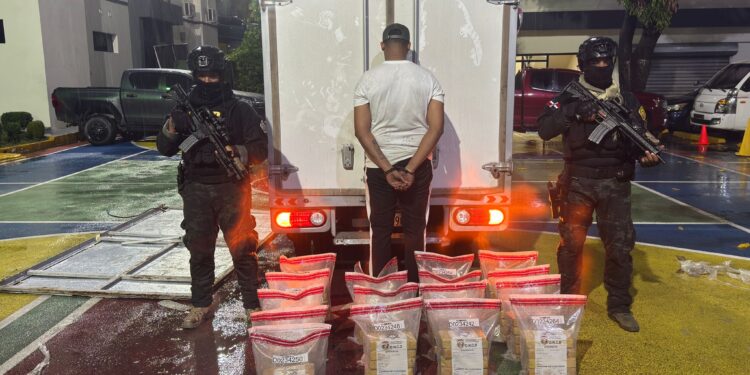 DNCD incauta 85 paquetes de presunta cocaína