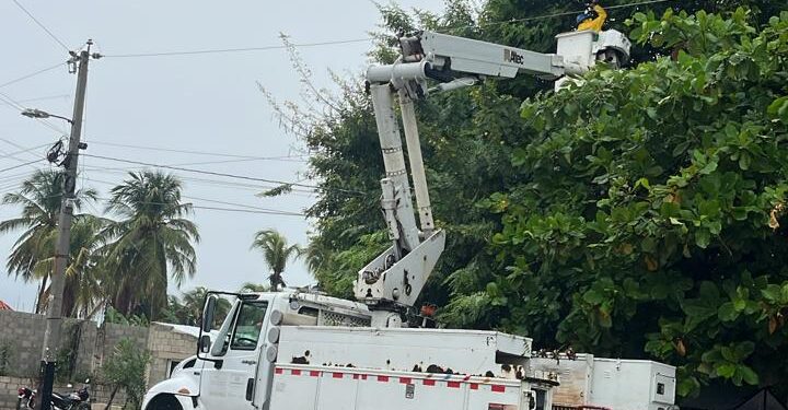 Informan sistema de distribución eléctrica mantuvo estabilidad histórica durante el paso de Melissa