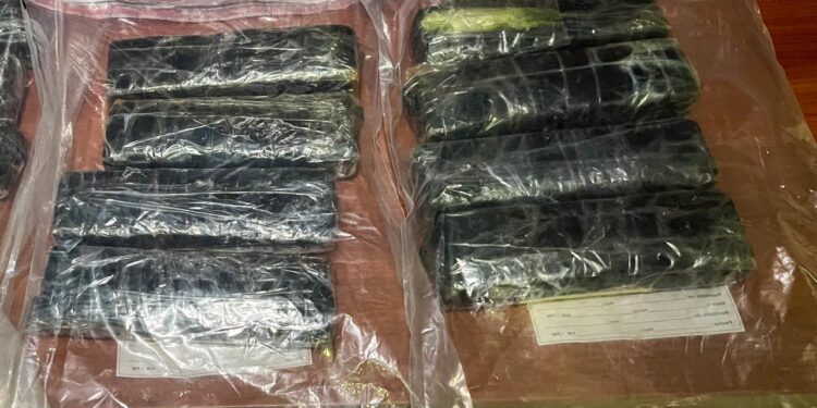 DNCD frustra envío de 18 paquetes de presunta cocaína a Puerto Rico