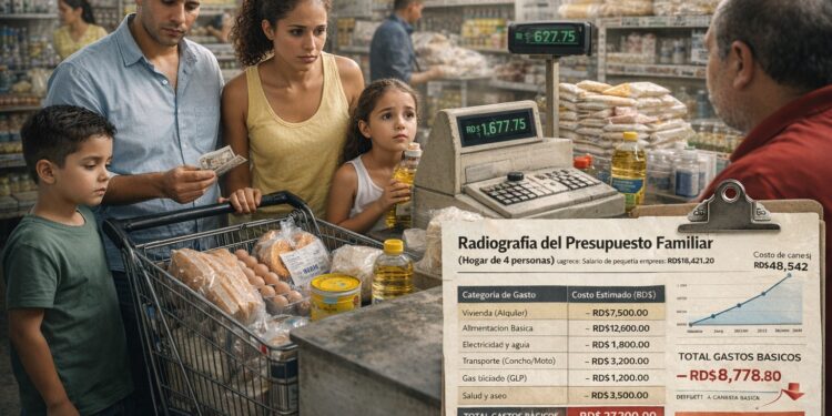 El espejismo del aumento: por qué el sueldo mínimo no alcanza la canasta de RD$48,500 en 2026