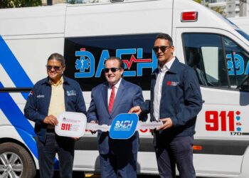 Sistema 911 entrega 50 modernas ambulancias a la DAEH para fortalecer la atención a las emergencias ciudadanas
