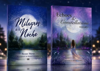 Río de Oro Editores presentará los poemarios Milagros de la noche y Echoes & Constellations, de Rosse Mesa